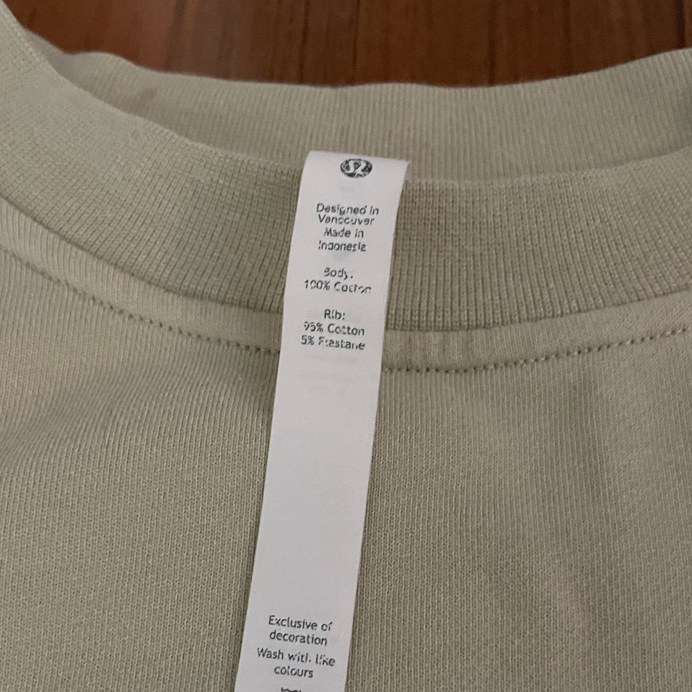 Lululemon Perfectly Oversized Crew- Trench- - Picture 2 of 3